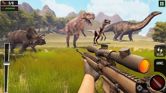 Wild Dinosaur Hunting Games 3D MOD APK v1.9 [God Mode | No Ads] 2022 3