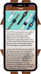 T700 Pro Smart Watch Guide