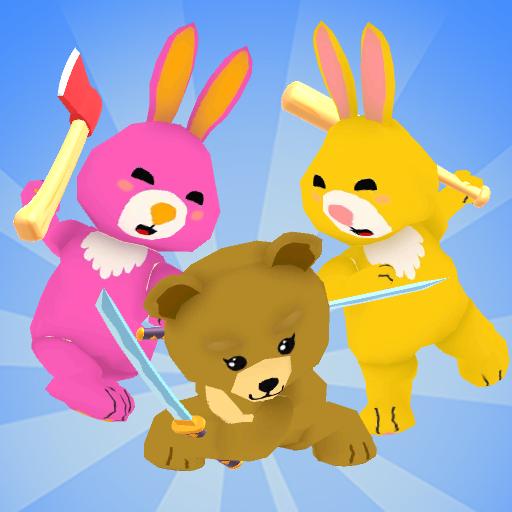 Toys Fight! Bears and Rabbits logo