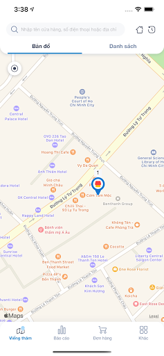 Android application Salesman screenshort