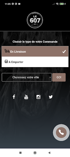 Android application Le 607 Petit Couronne screenshort