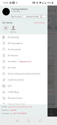 MyHealthcare Patient Ecosystem Screen 3