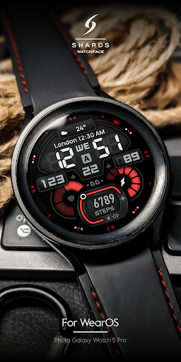 SH009 Watch Face, WearOS watch Screen 3
