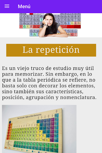 Guía aprender tabla periódica