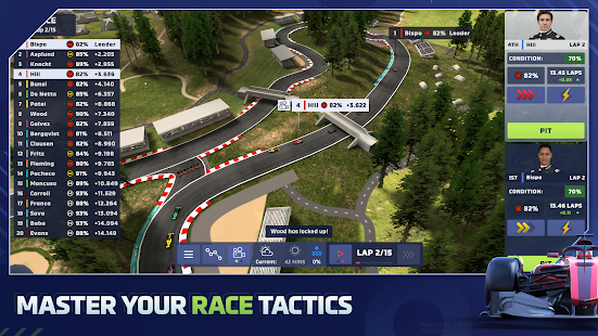 Pamja e ekranit të Menaxherit të Motorsport 4 Racing