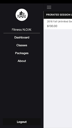 Fitness NOW Screen 3
