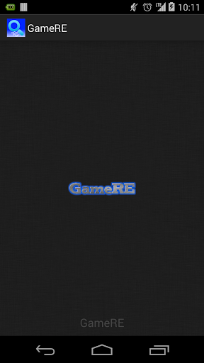 Android application GameRE screenshort