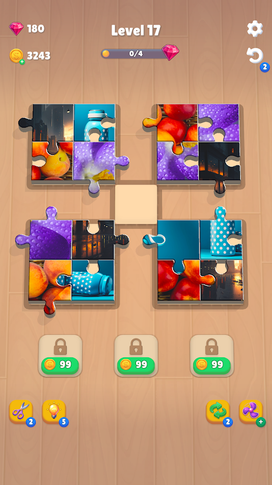 #7. Puzzle Sort: Jigsaw Magic (Android) De: Buchkov Stanislav