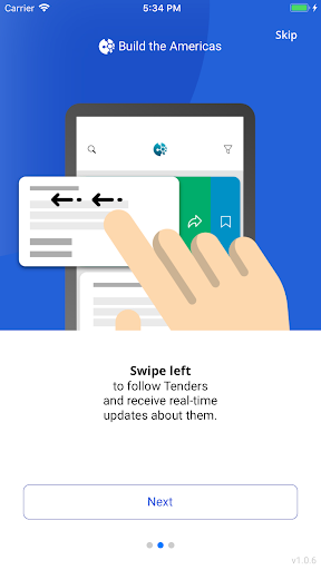 Android application Build the Americas screenshort