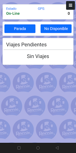 Android application Remis Jet Choferes screenshort