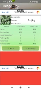 Food Commodity Prices App