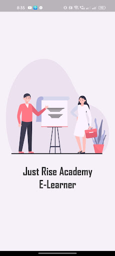 Android application Just Rise E-Learner screenshort