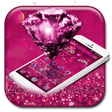 Purple Glitter Diamond Theme icon