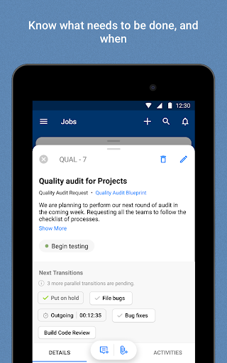 Screenshot of Qntrl - Workflow Management