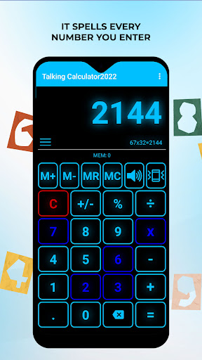 Talking Calculator Screen 2