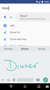 Google Handwriting Input Screenshot