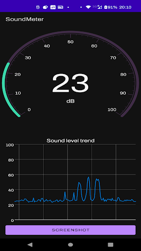 SoundMeter GO Screen 3