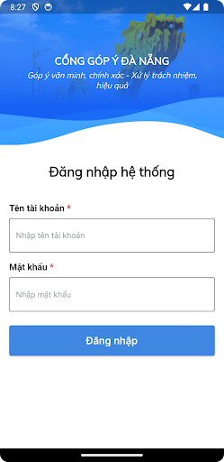 Android application Góp Ý Admin screenshort
