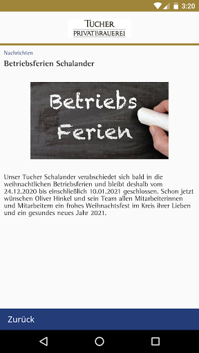 Tucher Post Screen 3