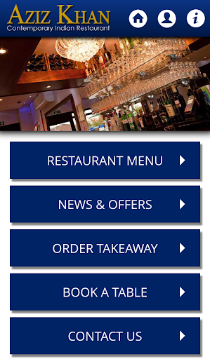Android application Aziz Khan Nottingham screenshort