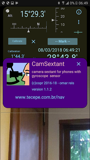 CamSextant Screen 3