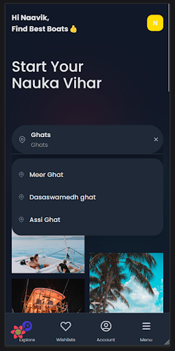 Android application Booknaav screenshort