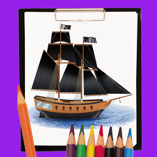 Ships Coloring Book