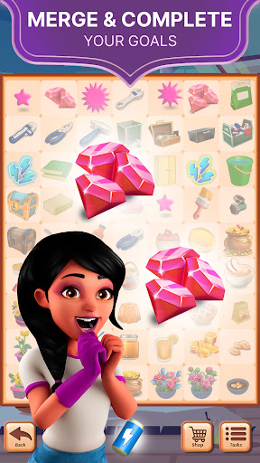 Android application My Mansion Story - Merge game screenshort