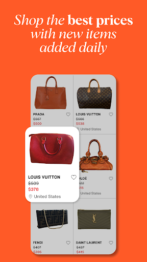Screenshot of Vestiaire Collective