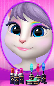 My Talking Angela MOD APK v6.0.4.3545 (Unlimited Coins and Diamonds) poster-1