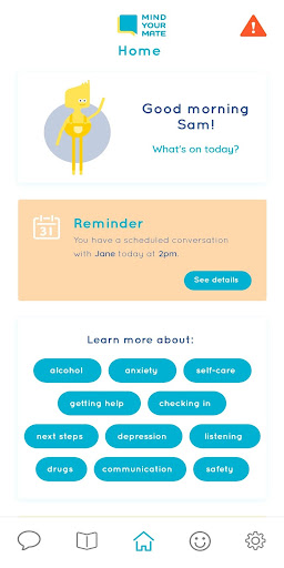 Android application Mind Your Mate screenshort