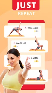 Hatha yoga untuk pemula MOD APK (Premium Tidak Terkunci) 3