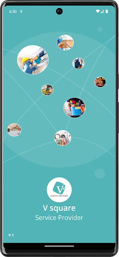 Android application Service Provider V square screenshort