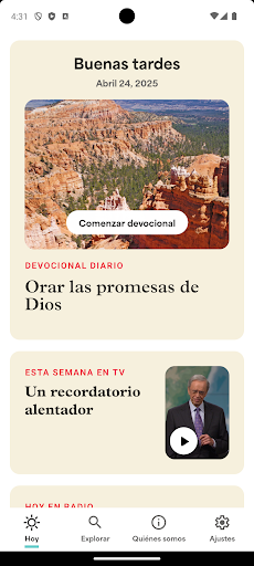 Vista previa de la aplicación