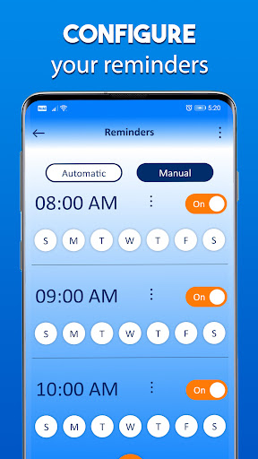 Water Reminder Screen 2