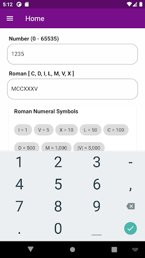Roman Numeral Converter