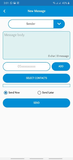 MTCSMS Screen 3