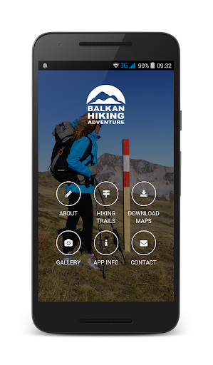 Android application Balkan Hiking Adventure screenshort