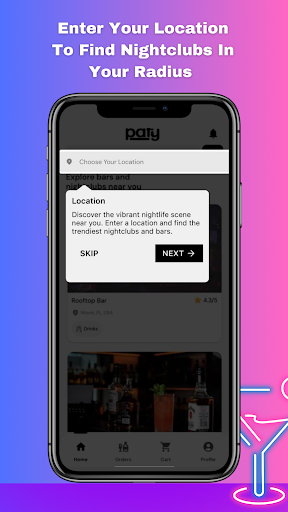 Paty: Order Drinks To Bar Screen 3