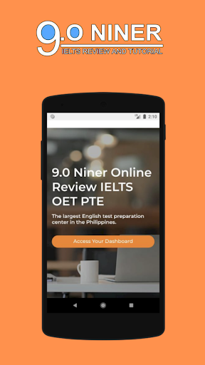 Android application 9.0 Niner IELTS OET PTE screenshort