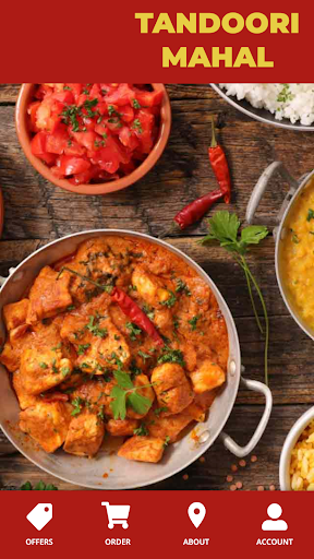 Android application Tandoori Mahal screenshort