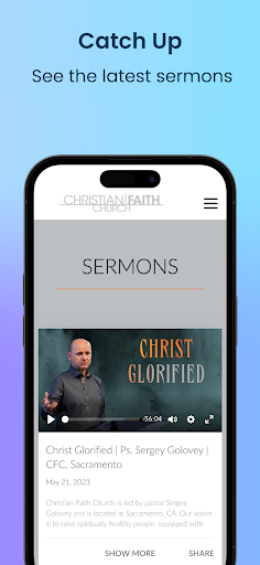 Christian Faith Now Screen 3