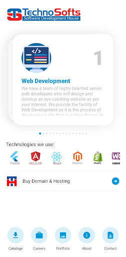 Android application TechnoSofts - Software House screenshort