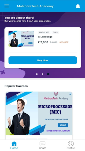 MahindraTech Academy Screen 3