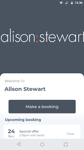 Android application Alison Stewart screenshort