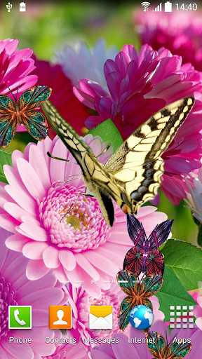 Spring Flower Live Wallpaper Screen 3