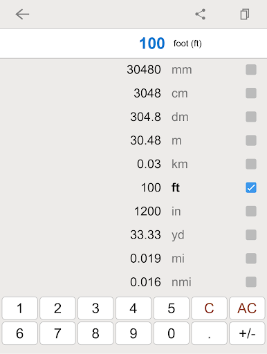 Screenshot of Unit Converter