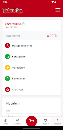 Tadım Pizza Screen 3