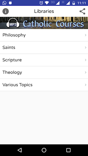 Catholic Courses Audio Collect Screen 2
