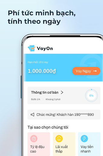 Android application Vayon screenshort